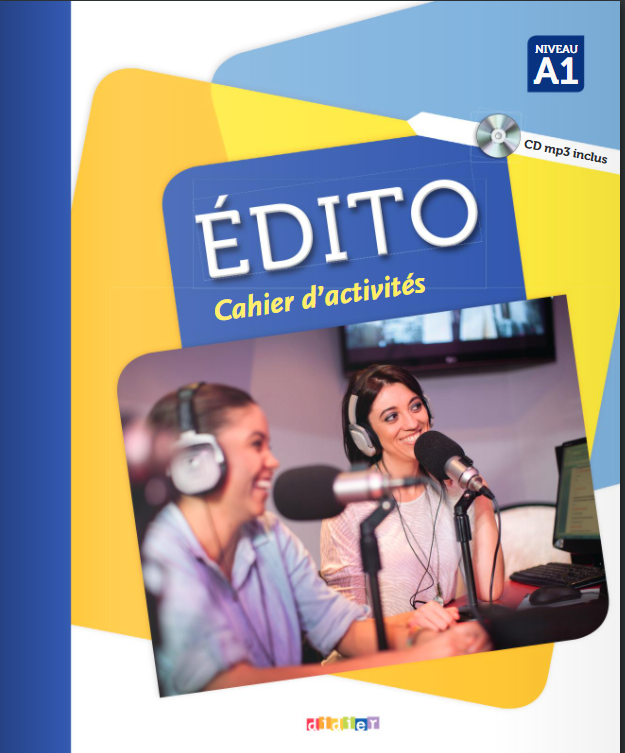 Edito A1 – Cahier + CD mp3(워크북)