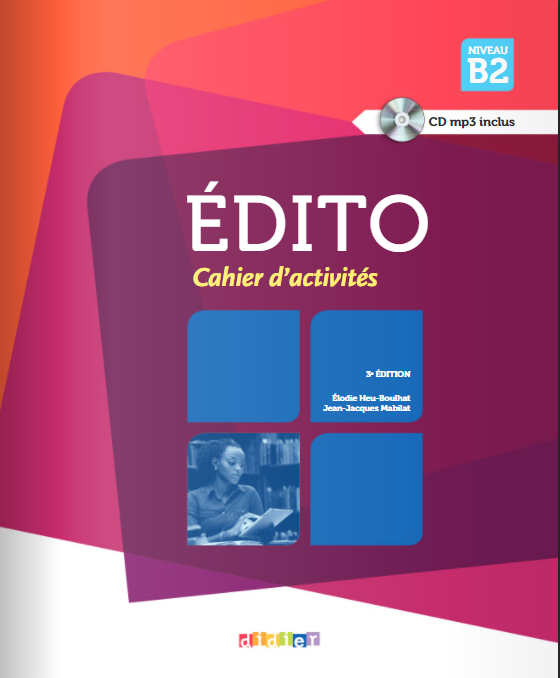 Edito B2  – Cahier + CD(워크북)
